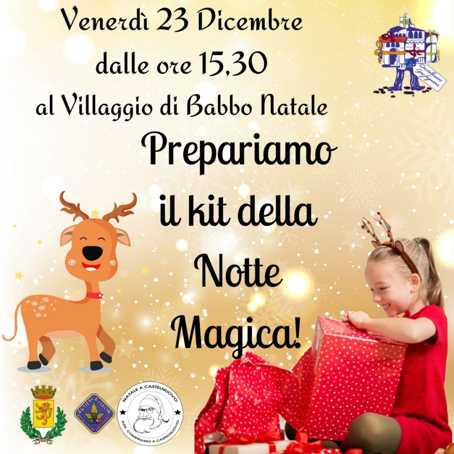 23 DICEMBRE APERTURA STRAORDINARIA PER LA VIGILIA DEI BAMBINI