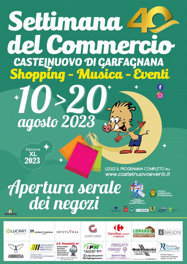 40^ SETTIMANA DEL COMMERCIO - Il programma 2023