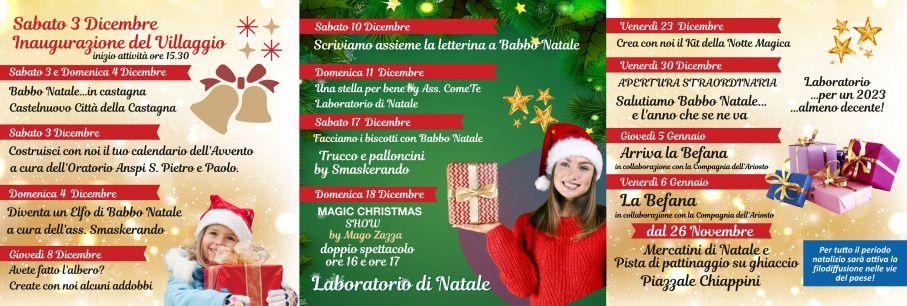 ANCHE LE SCUOLE DA BABBO NATALE. NEL WEEK-END: BISCOTTI E MAGIA!