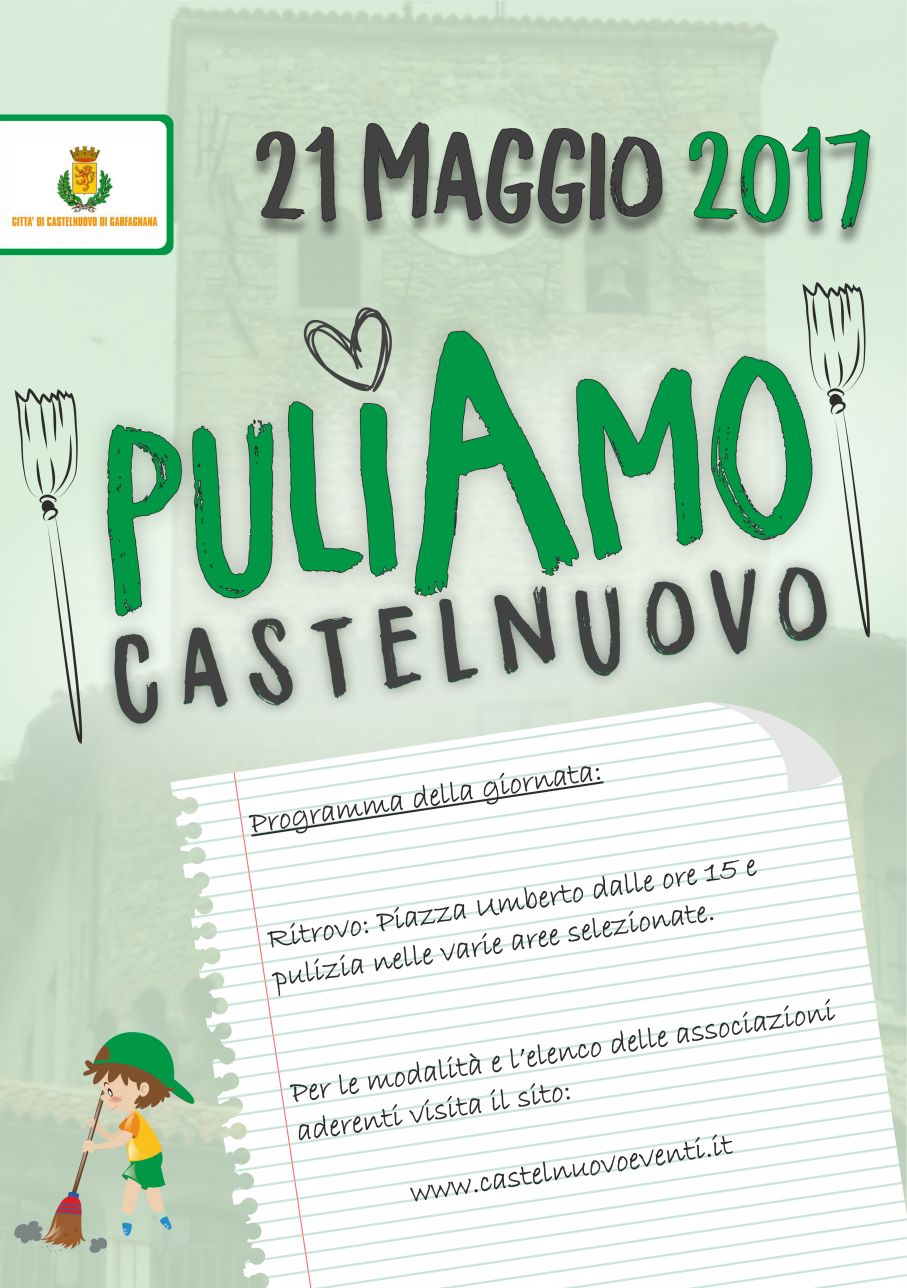 PuliAMO Castelnuovo: domenica 21 maggio